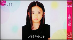 永野芽郁が小学3年生の頃の画像